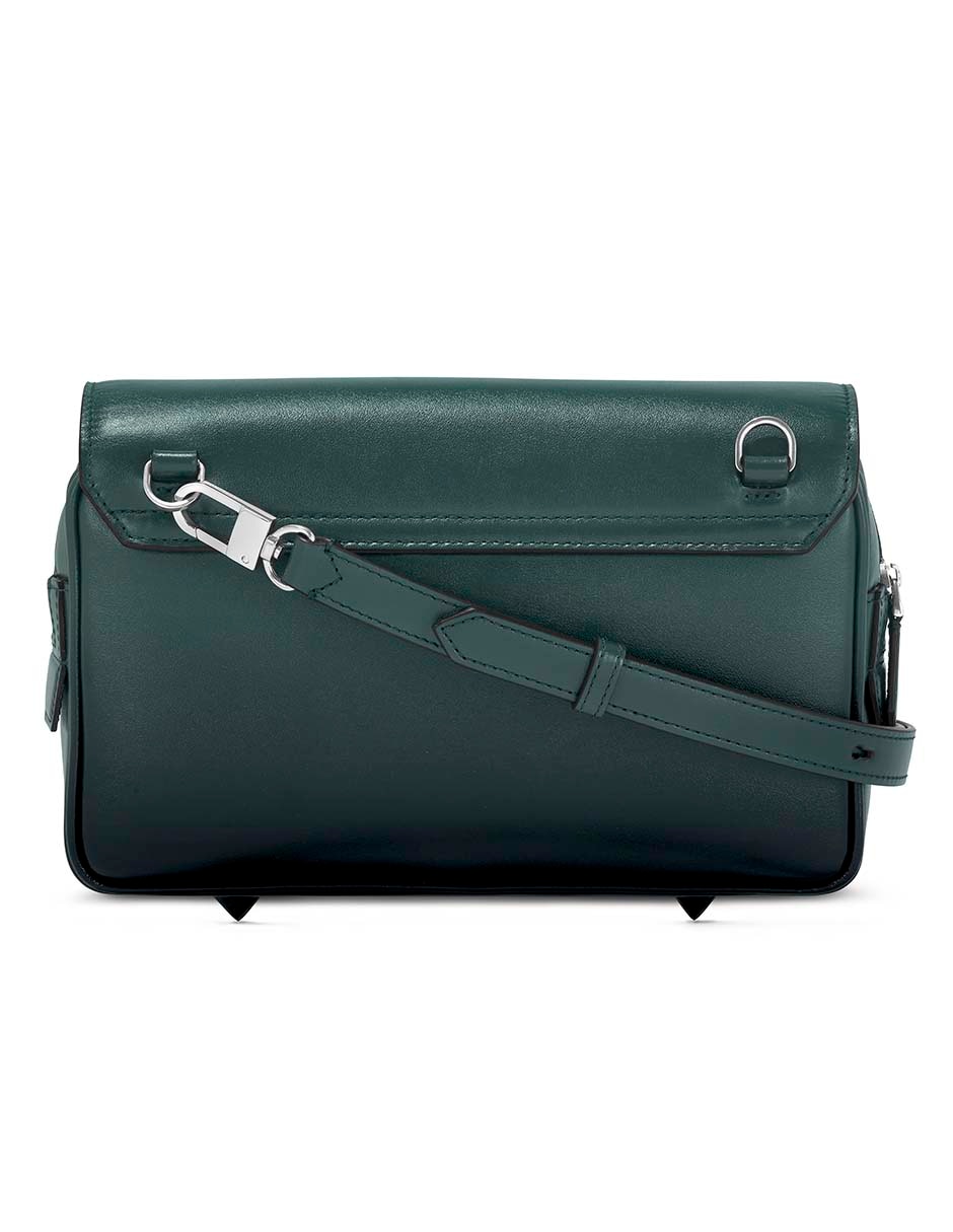 Bolsa messenger de piel unisex 2