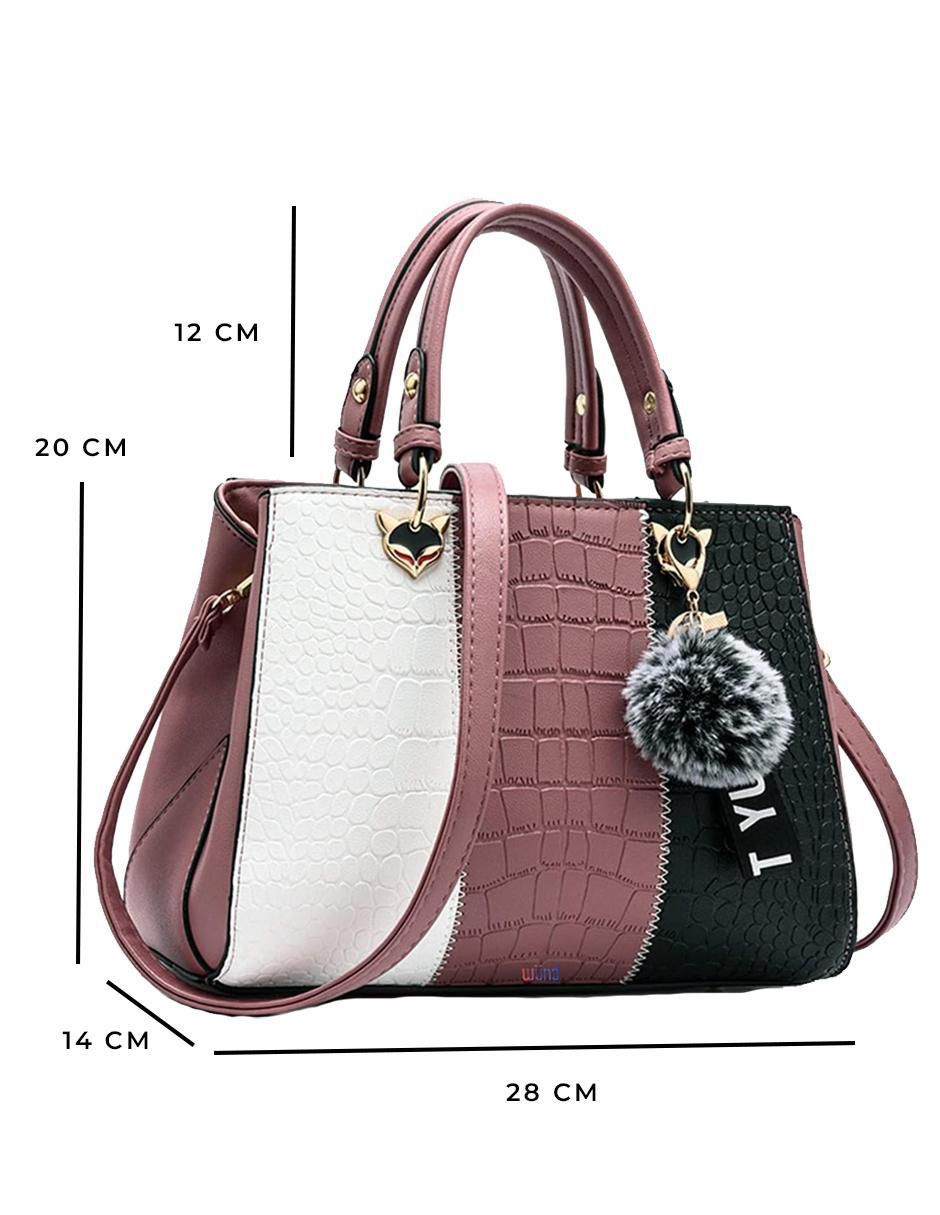 Bolsa frame de cuero para mujer 6