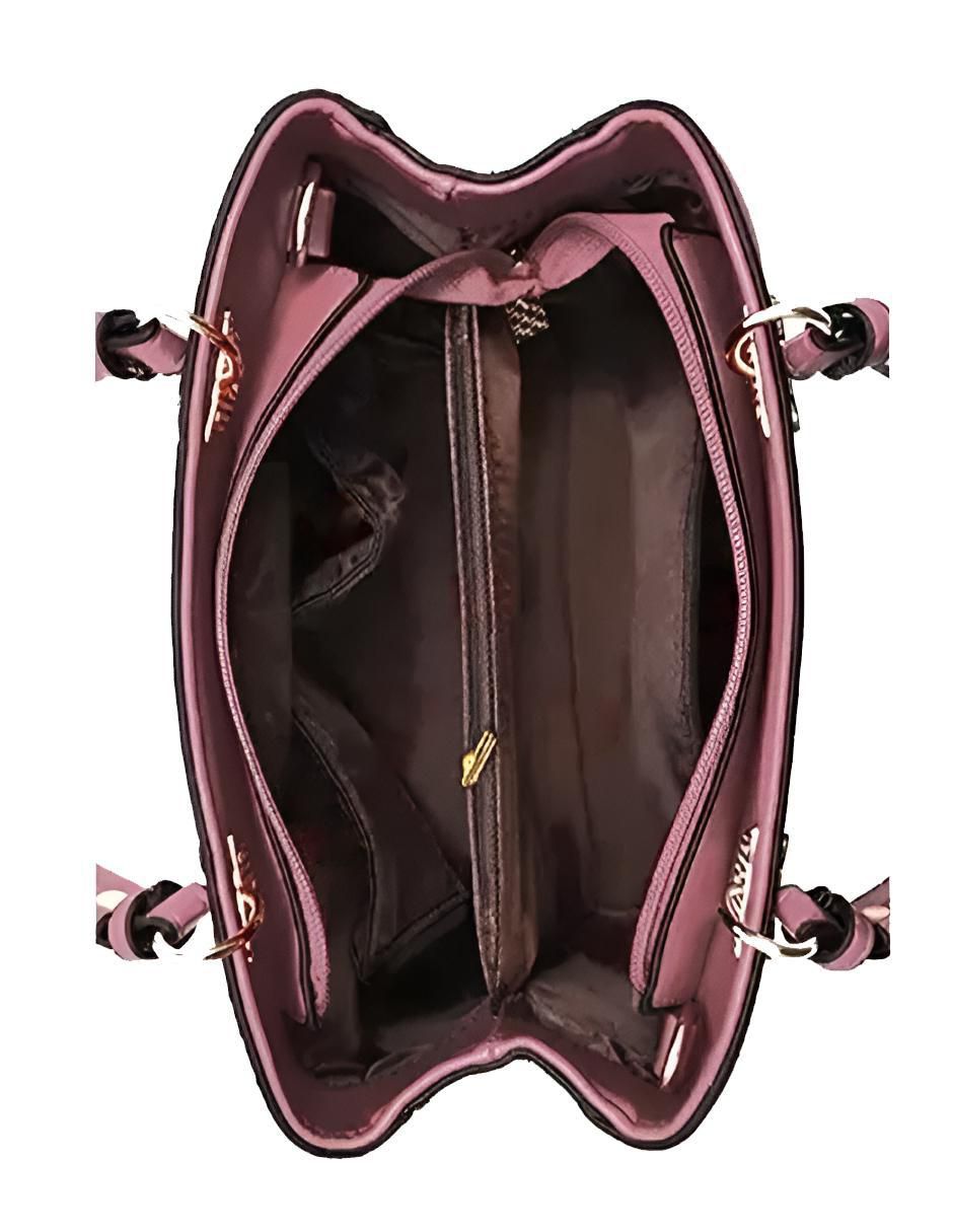 Bolsa frame de cuero para mujer 3
