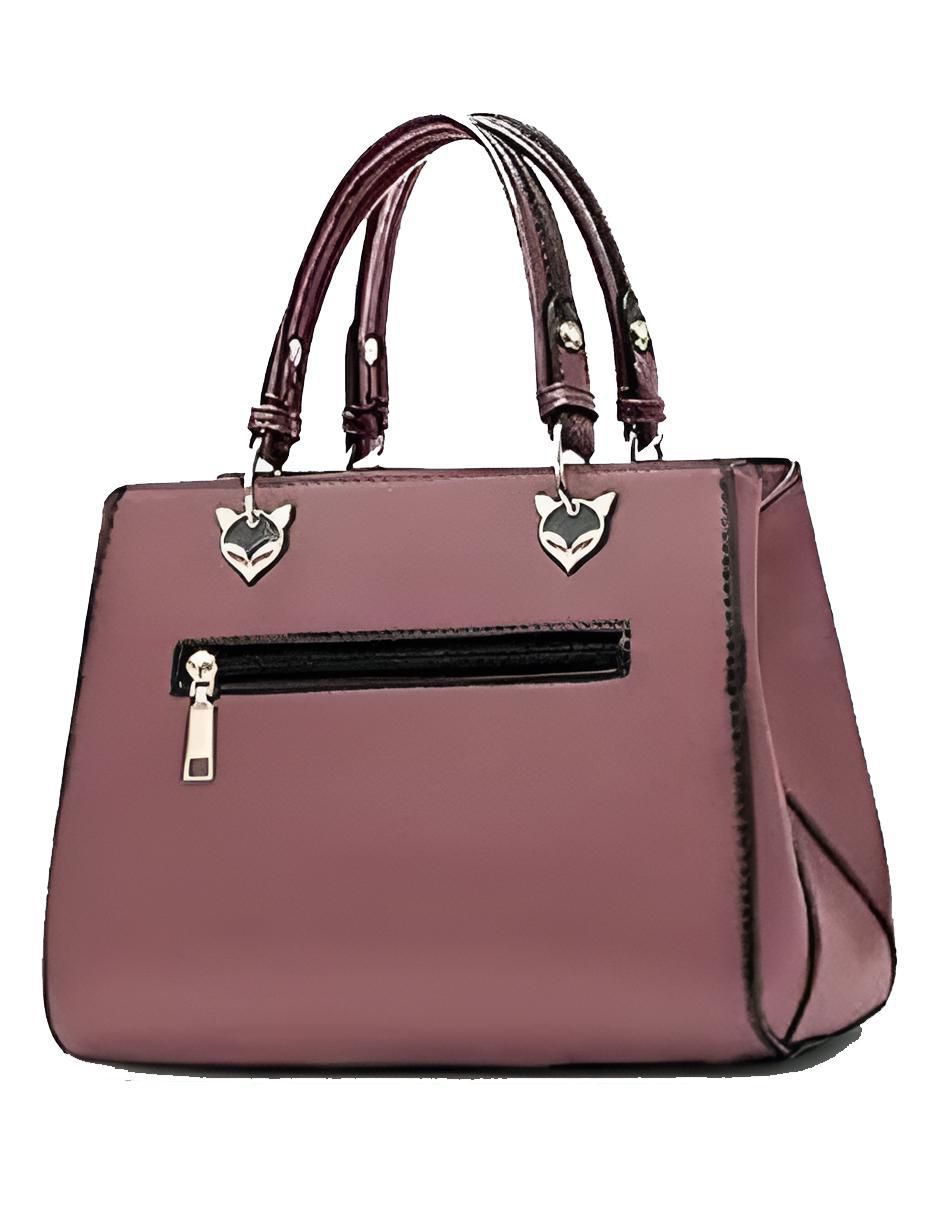 Bolsa frame de cuero para mujer 5