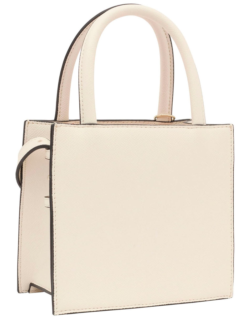 BOLSA BOLSA MINI CUBE TO POLIUR, BEIGE