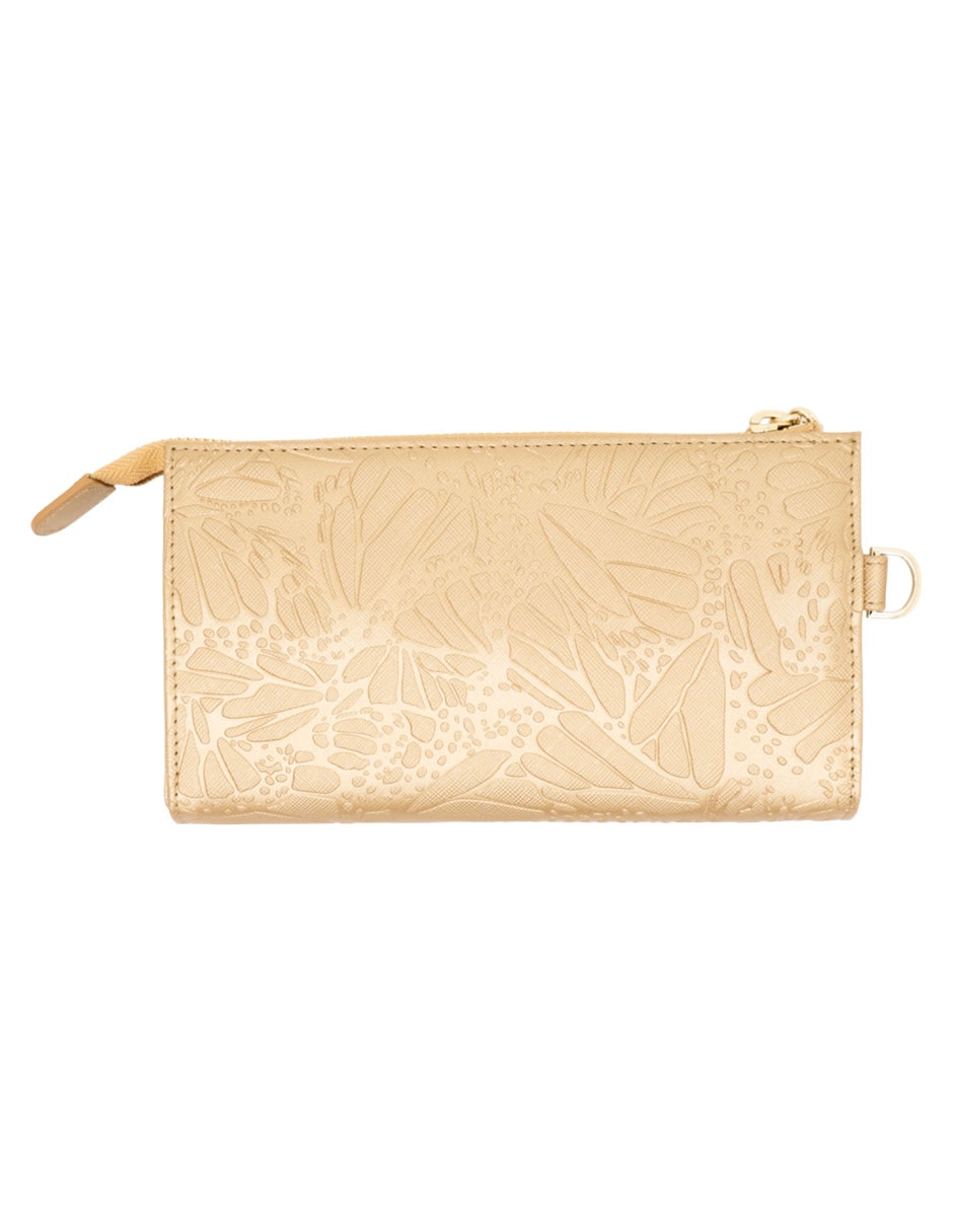 Bolsa wristlet Mariposa de vinil para mujer 2