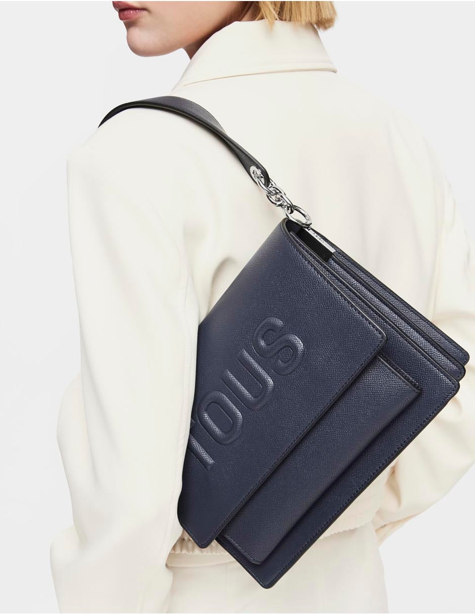 BOLSA BANDOLERA MEDIANA P, AZUL MARINO