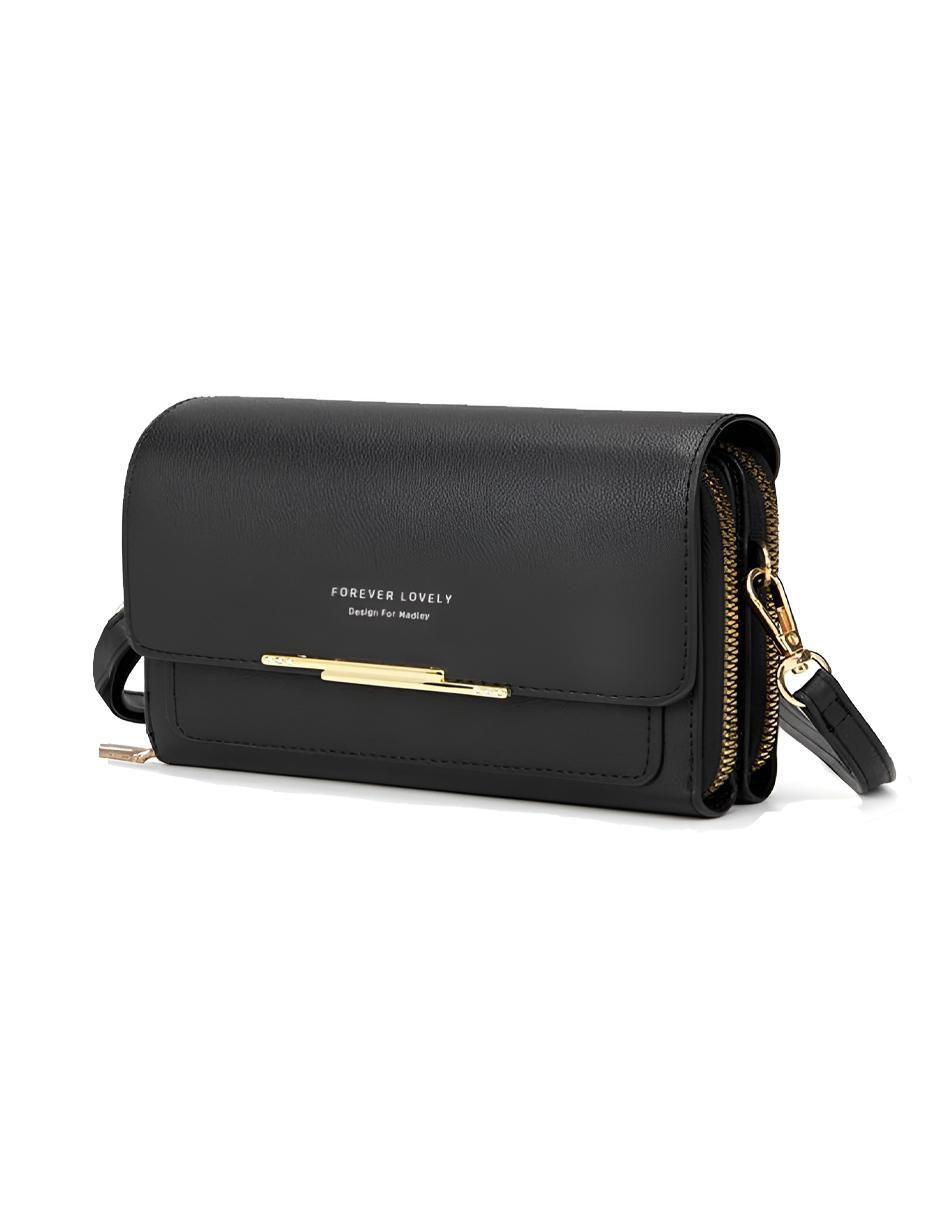 Bolsa flap de cuero para mujer 2