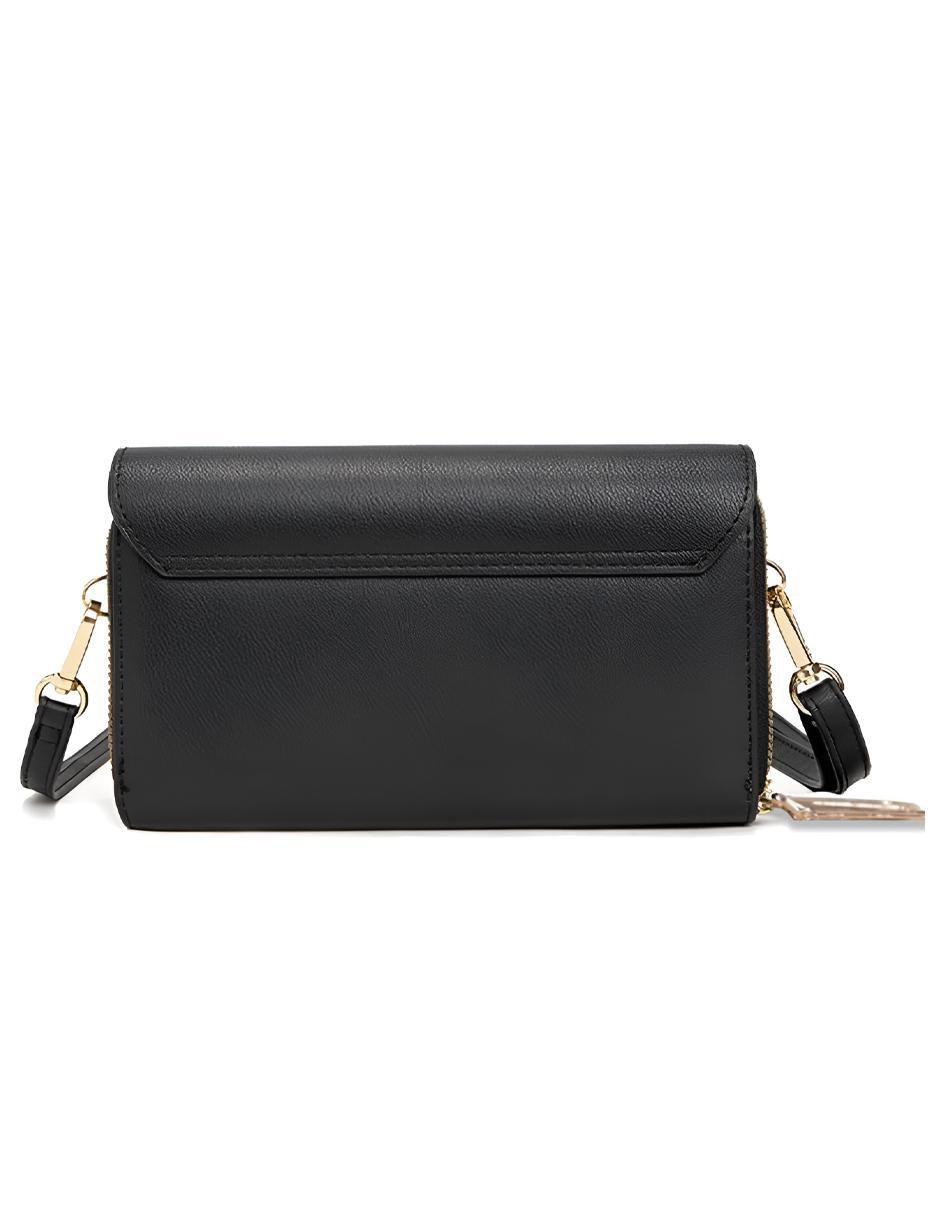 Bolsa flap de cuero para mujer 3