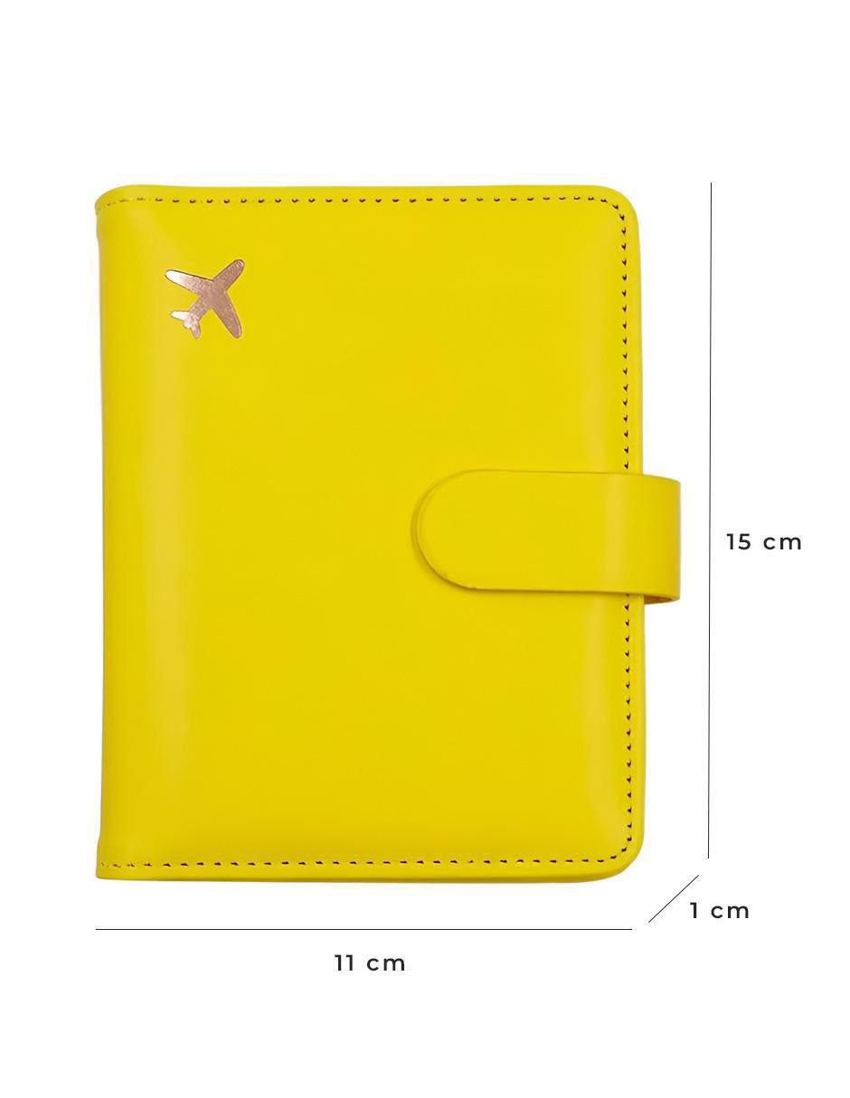 Porta pasaporte de cuero 4