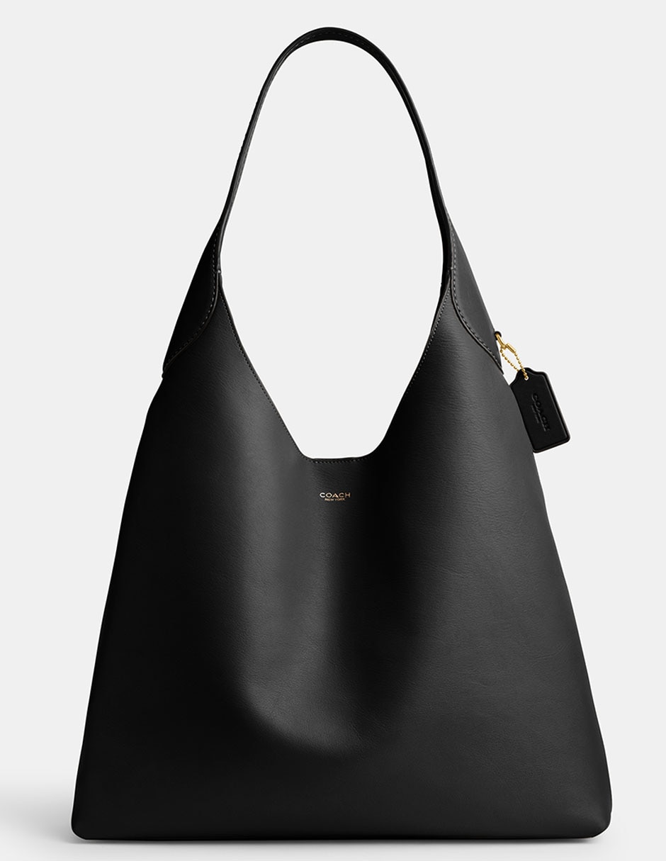 Bolsa hobo Natural Grain Leather de piel para mujer