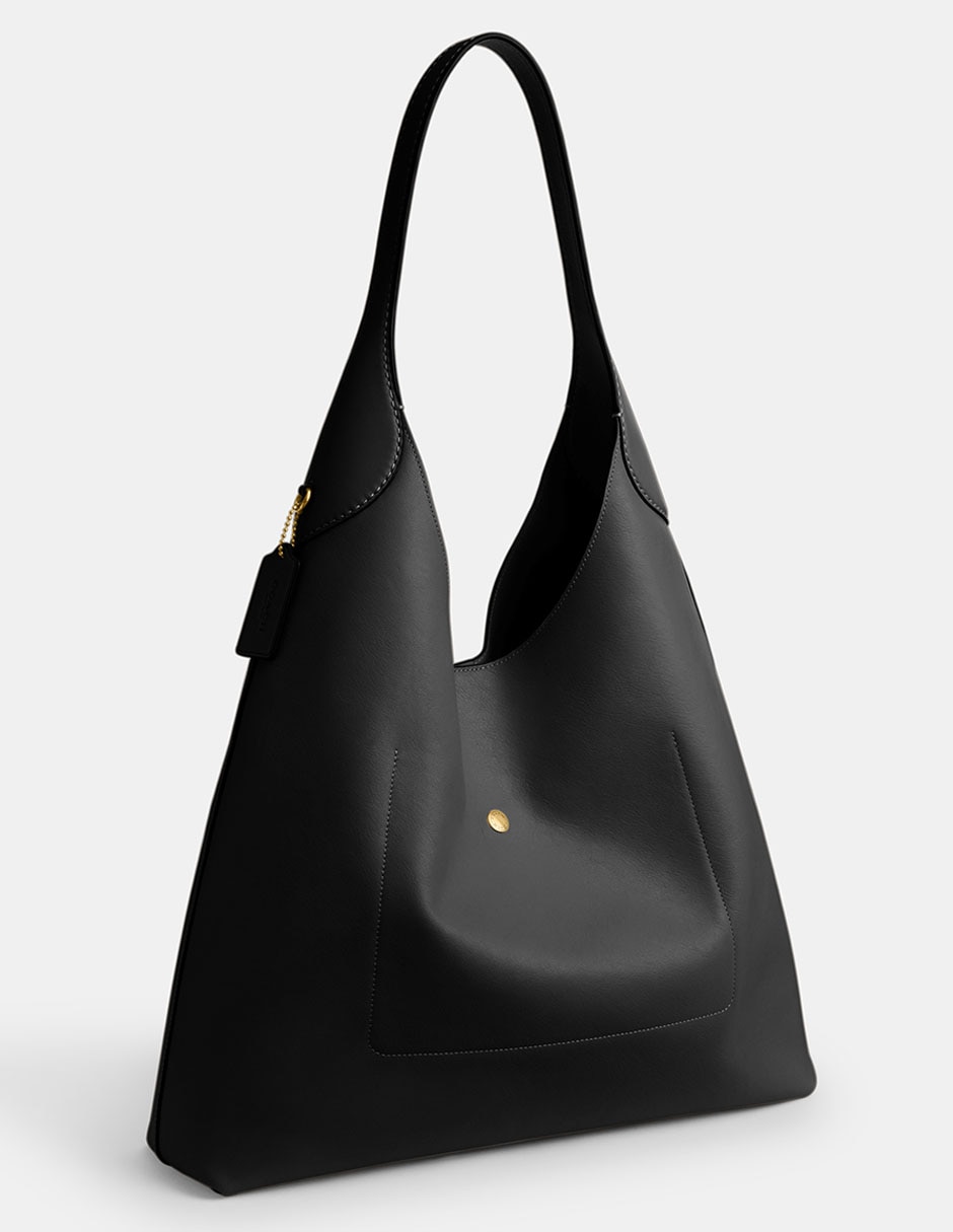 Bolsa hobo Natural Grain Leather de piel para mujer 2