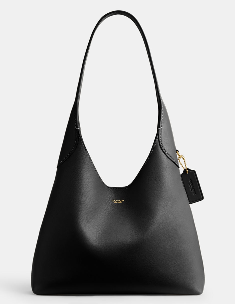 Bolsa hobo Natural Grain Leather de piel para mujer
