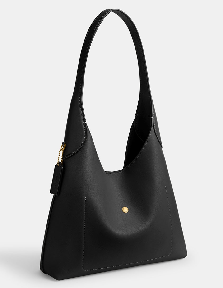 Bolsa hobo Natural Grain Leather de piel para mujer 2