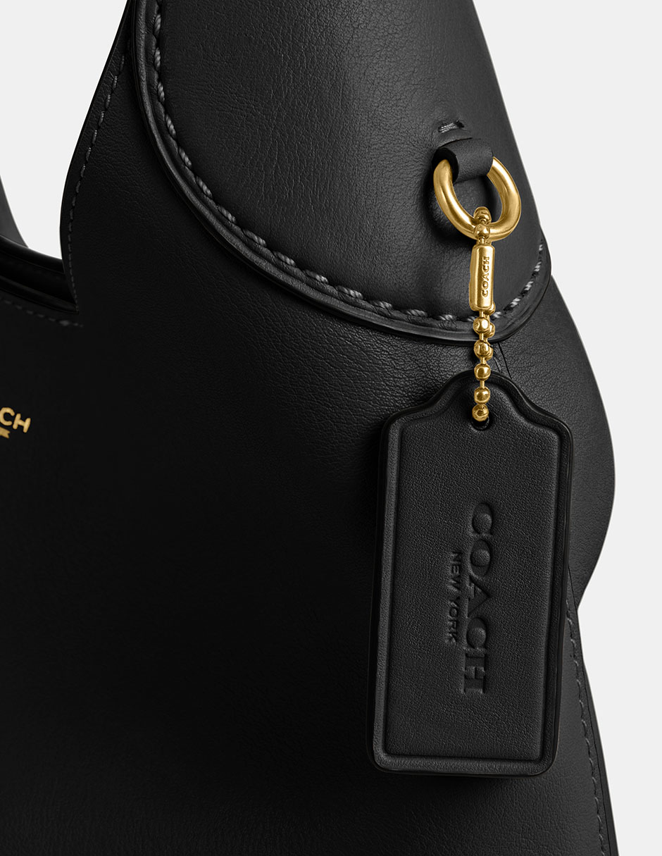 Bolsa hobo Natural Grain Leather de piel para mujer 6