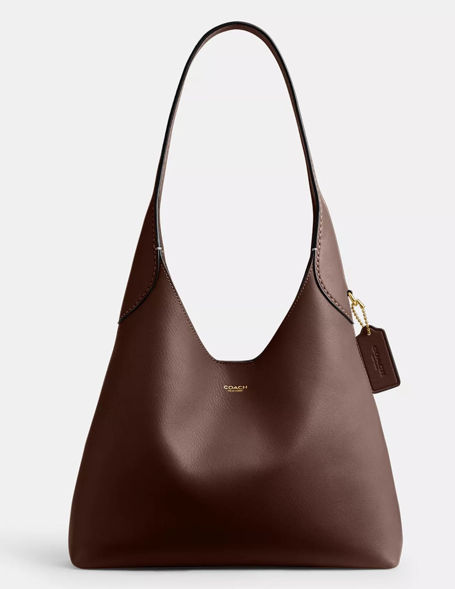 Bolsa shoulder Brooklyn de piel para mujer