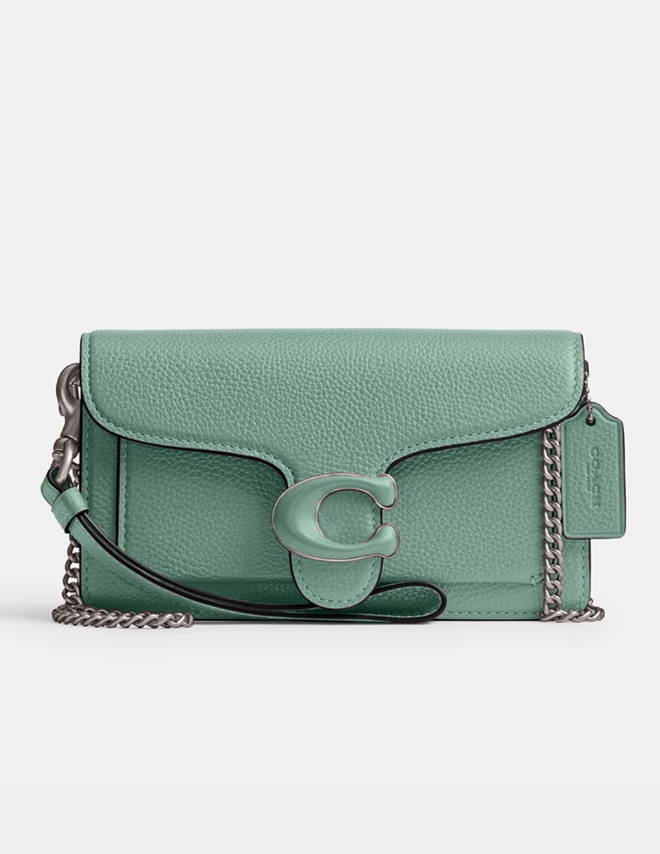 Bolsa wristlet de piel para mujer 1