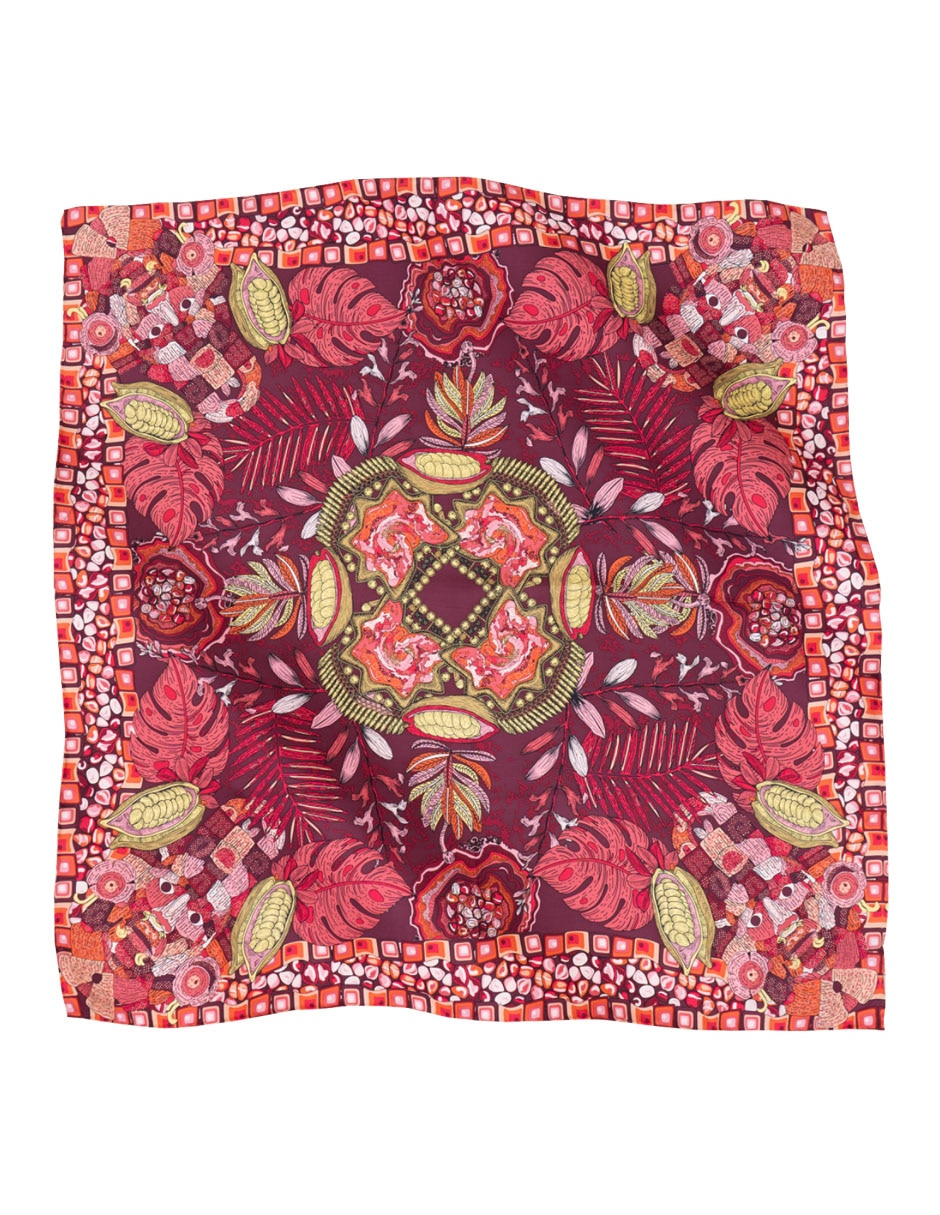 Mascada con estampado gráfico 2