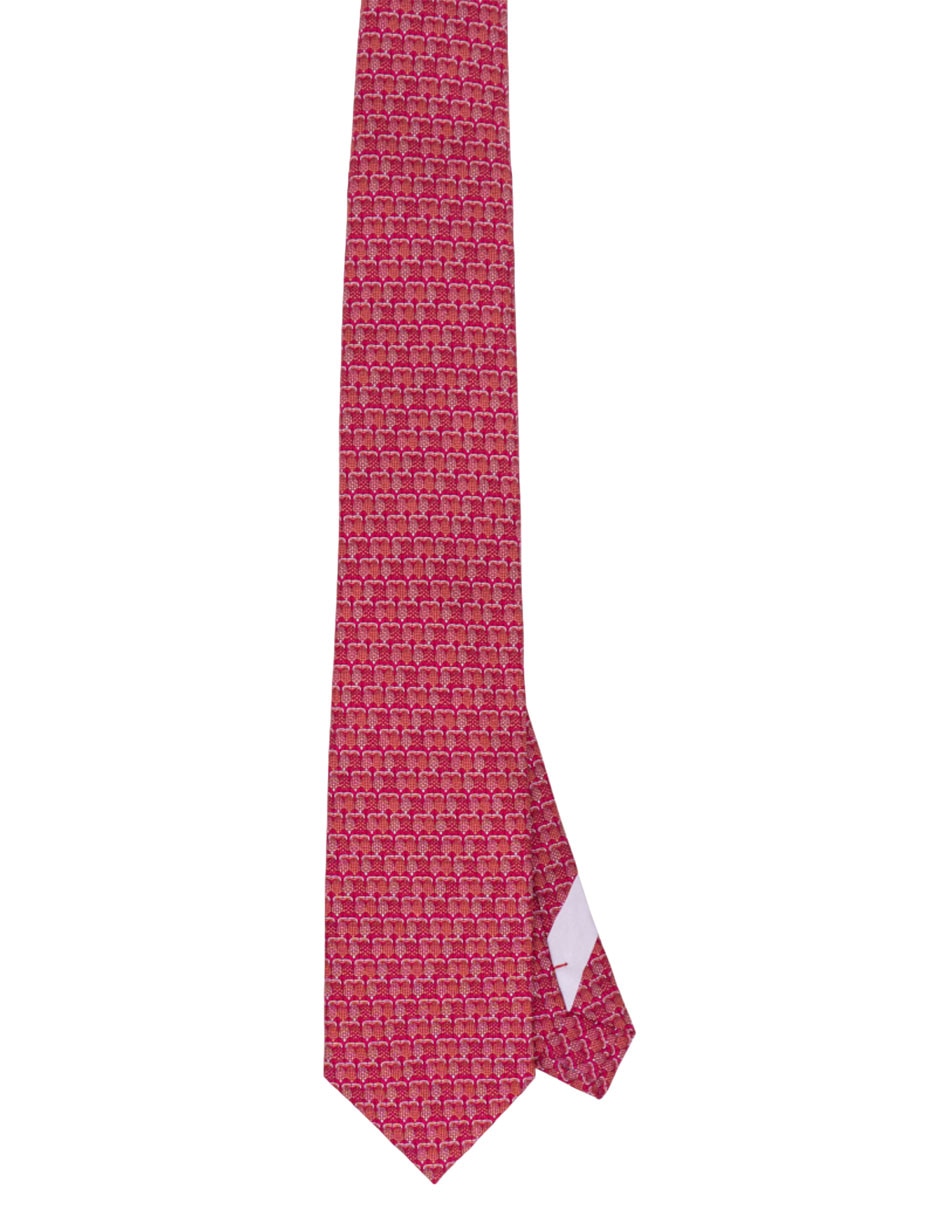 Corbata regular de seda estampado gráfico para hombre Corbata regular de seda estampado gráfico para hombre