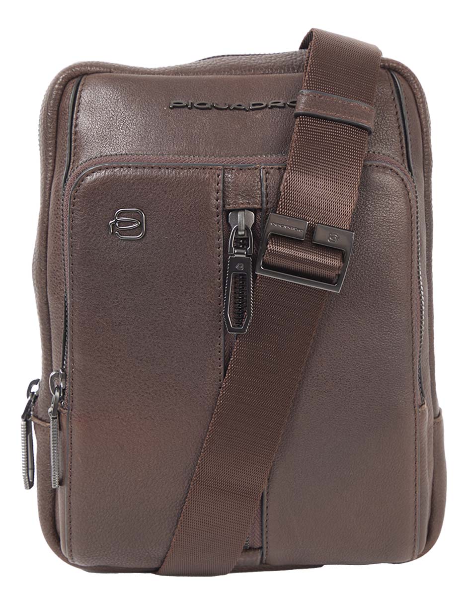 Bolsa crossbody de piel unisex