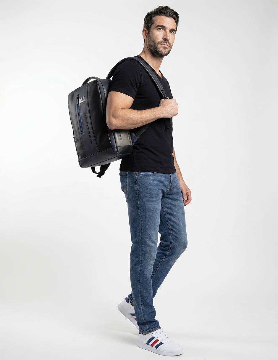 Backpack de piel para hombre 5