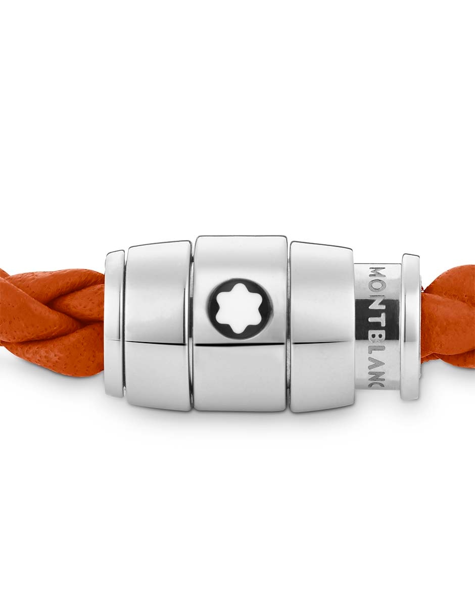 Brazalete de piel con acabado liso 3