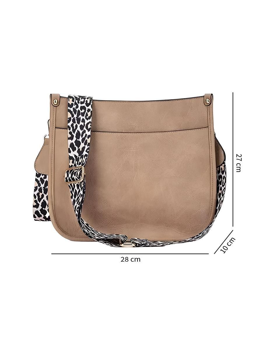 Bolsa bandolera de piel para mujer 5