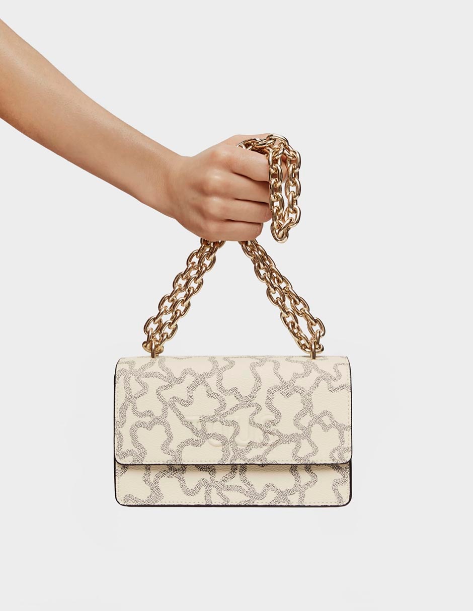 BOLSA BANDOLERA PEQUEÑA POLIURE, BEIGE