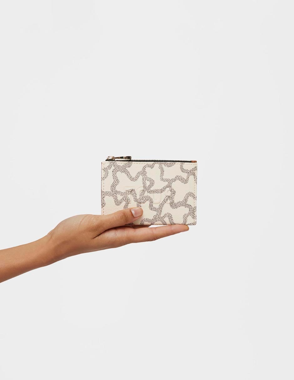 Monedero Tous Kaos Icon,BEIGE,SIN TAMAÑO