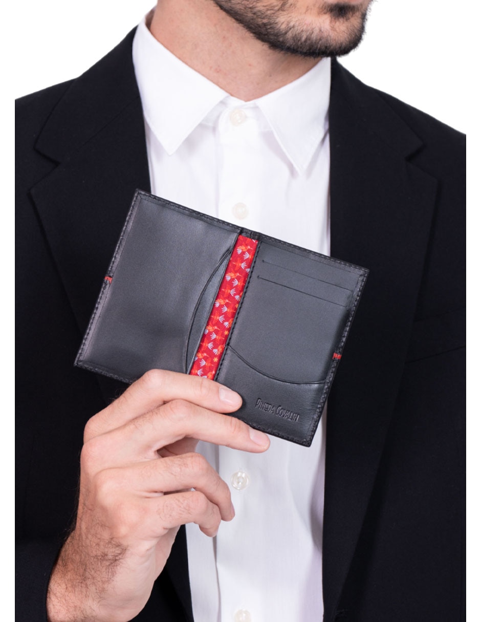 Tarjetero piel Colibrí para hombre 4