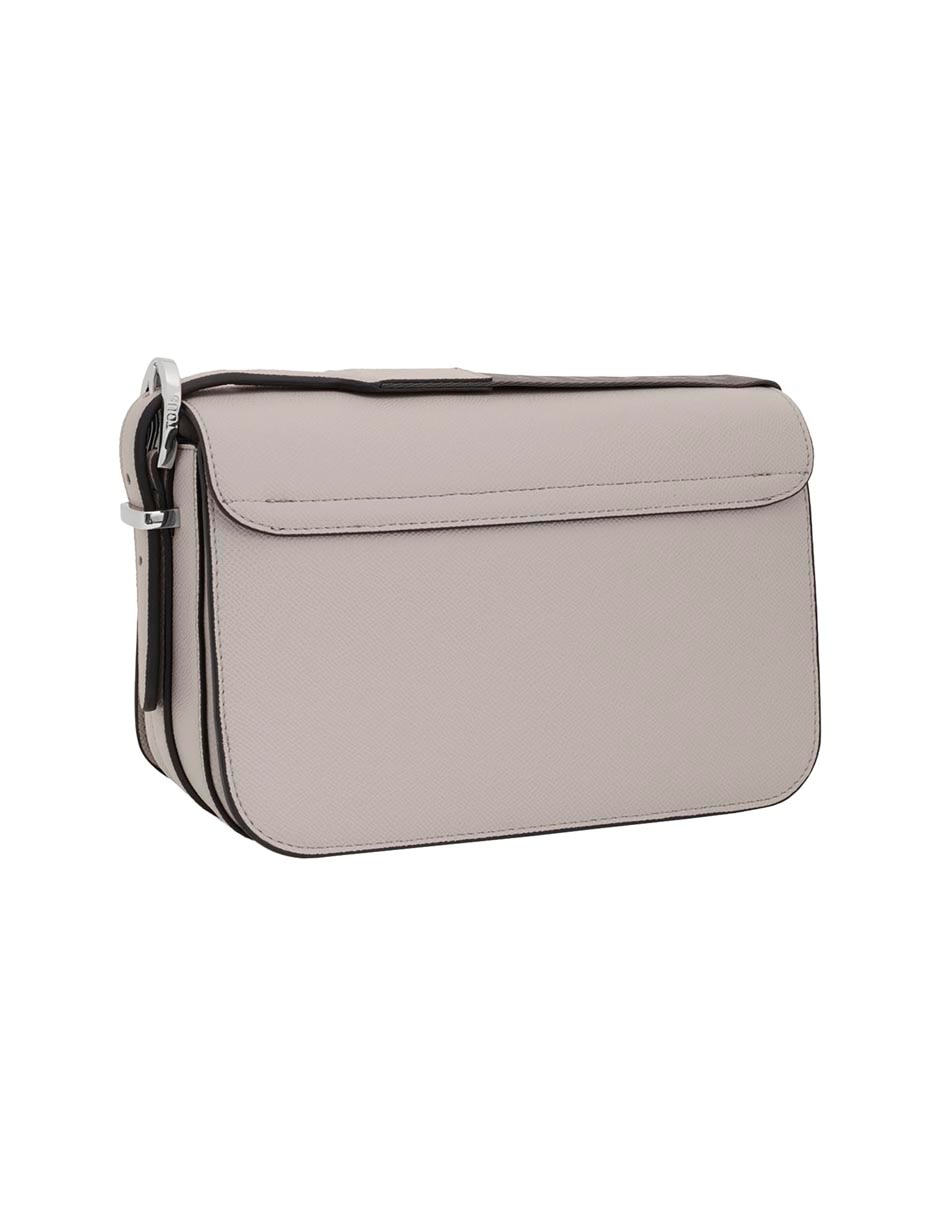 BOLSA BANDOLERA MEDIANA POLIURET, GRIS