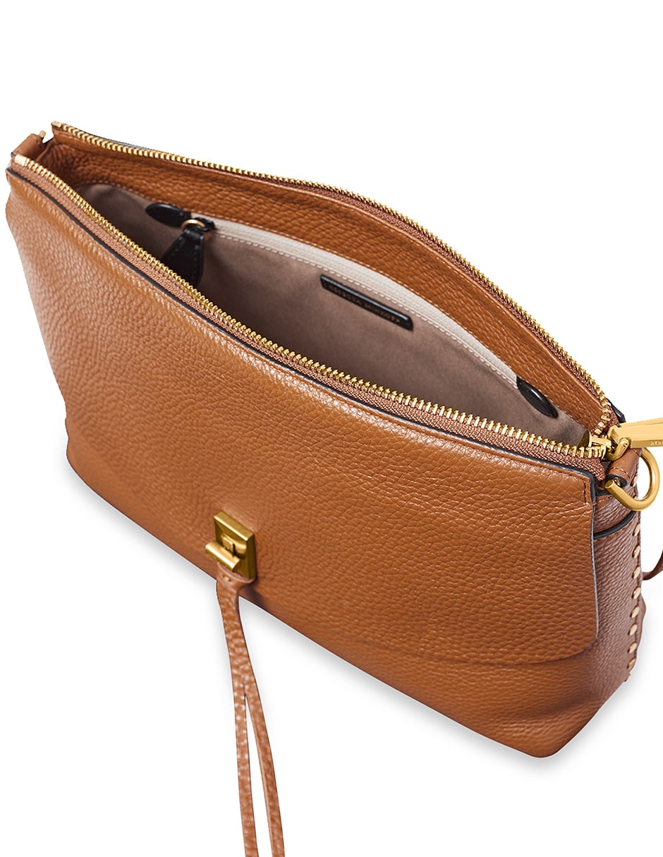 Bolsa crossbody Darren de piel para mujer 3