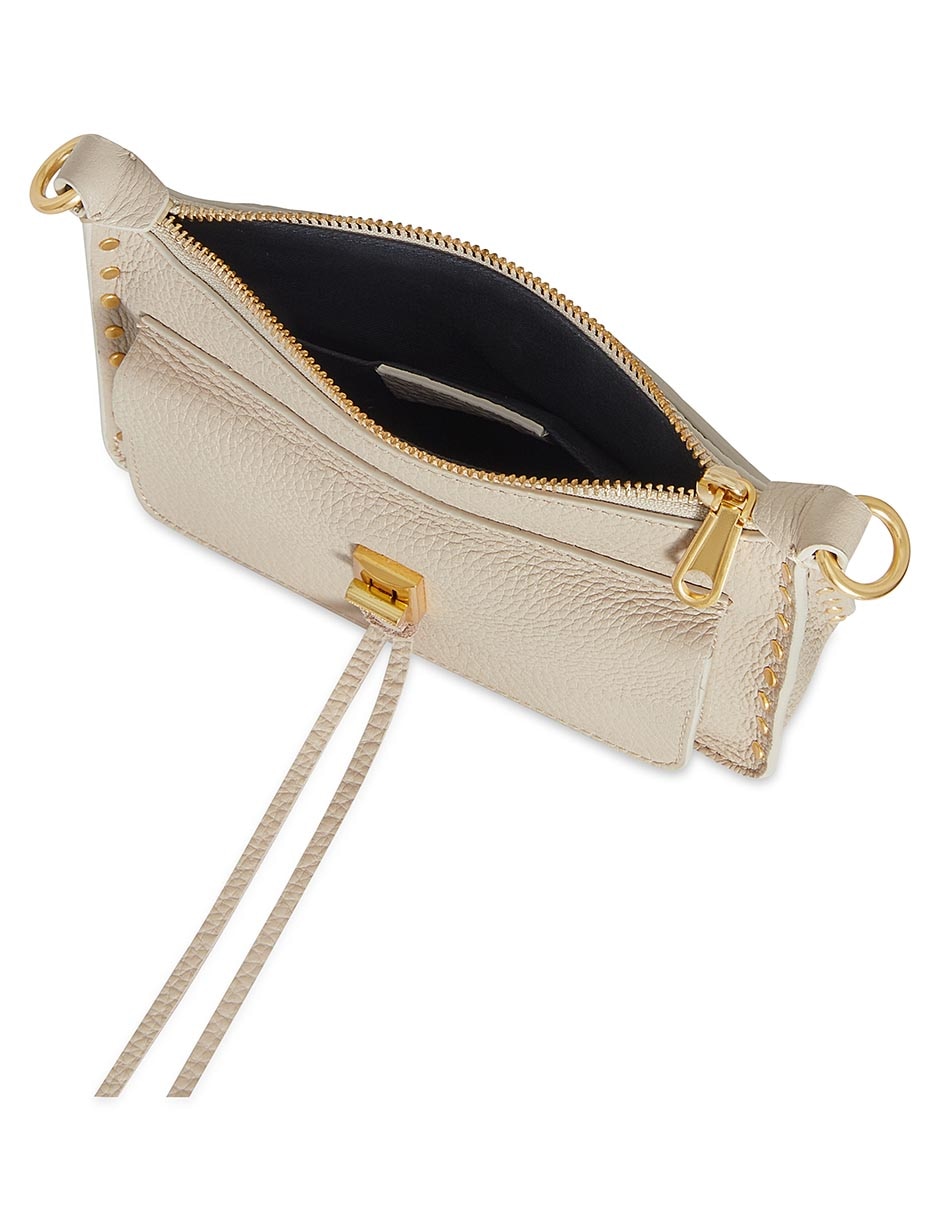 Bolsa crossbody Celestial Studs de cuero para mujer 3