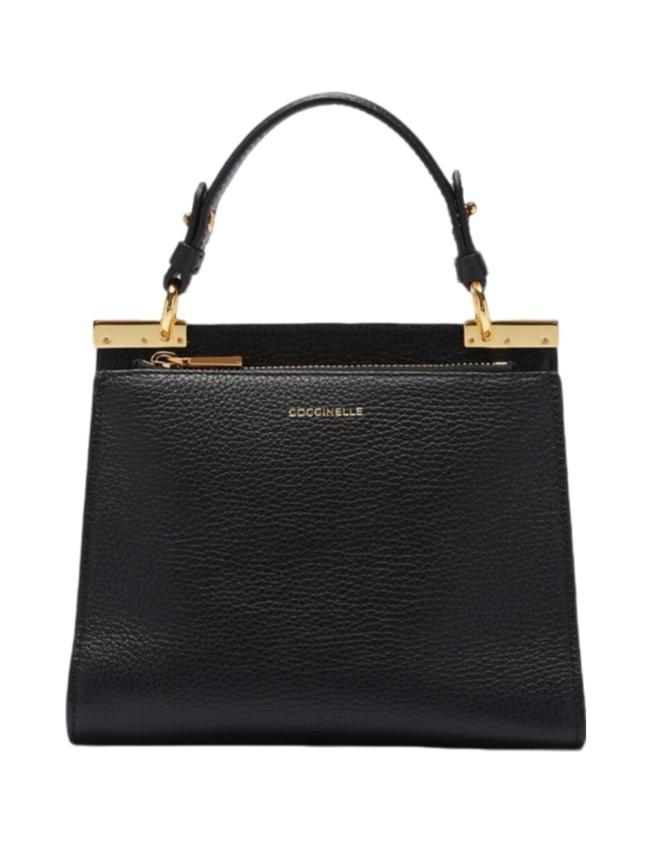 Bolsa dome Binxie de piel para mujer 5