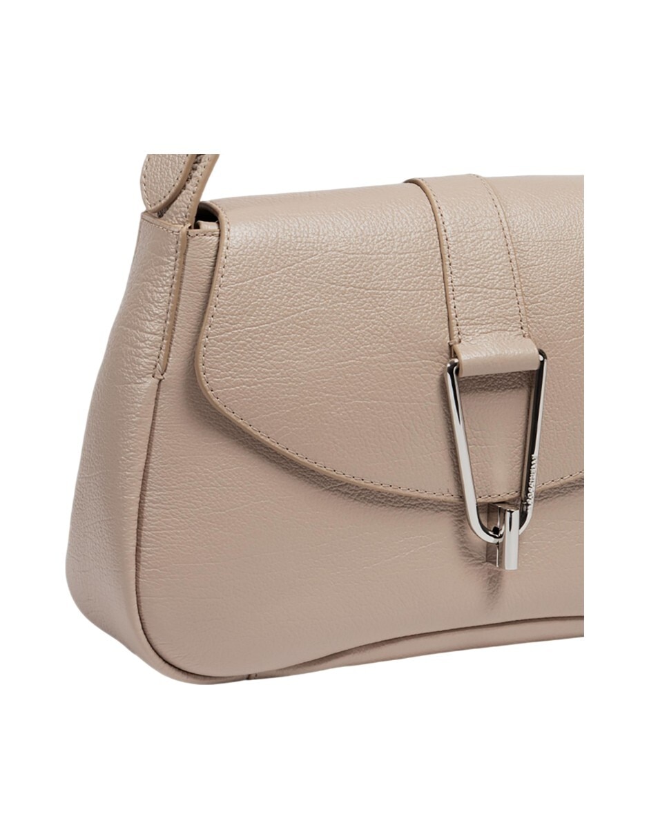 Bolsa shoulder Himma Shiny Goa de piel para mujer 4