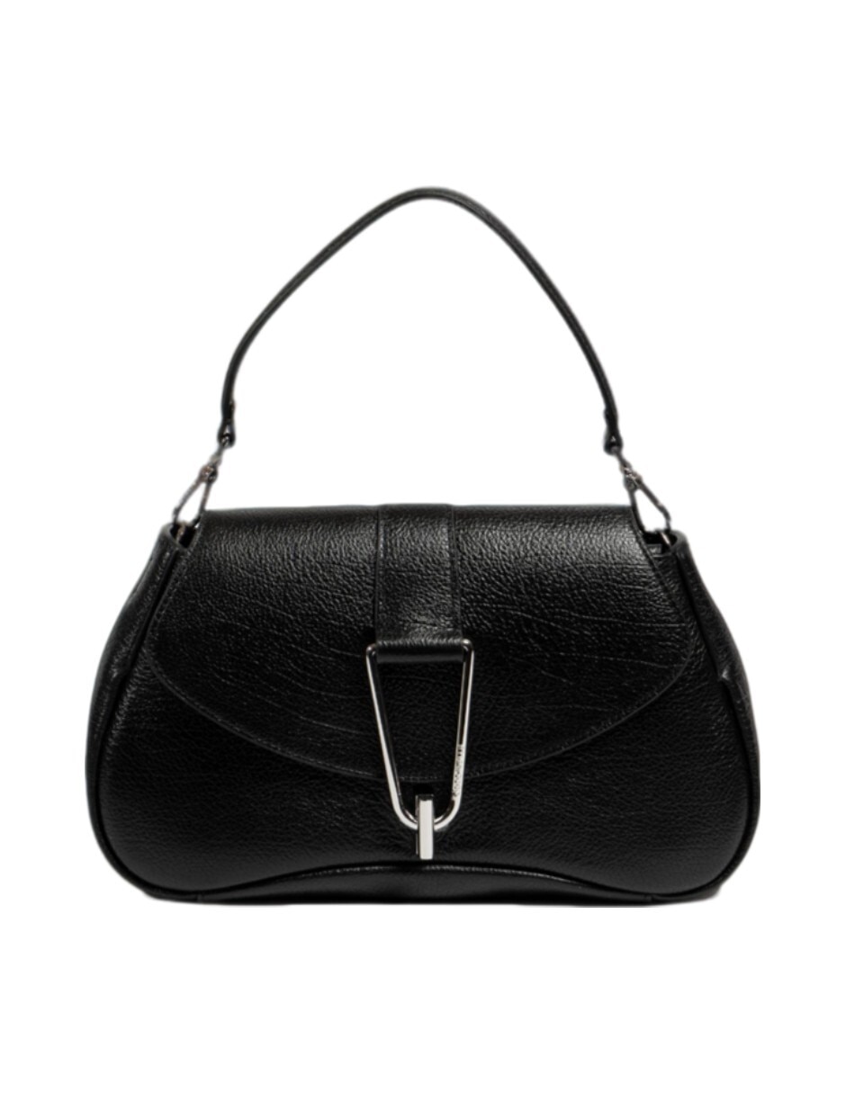 Bolsa flap Himma Shiny Goa de piel para mujer