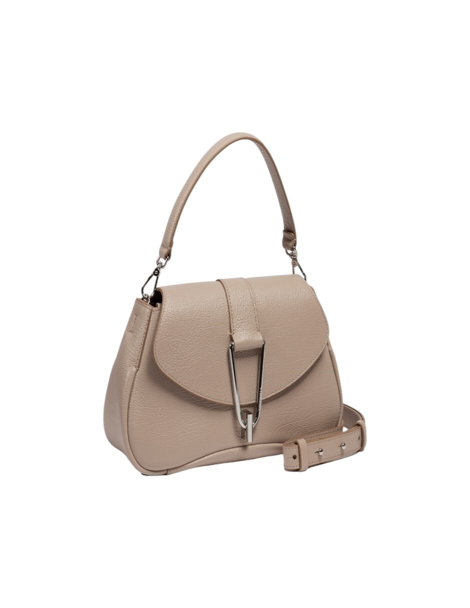 Bolsa flap Himma Shiny Goa de piel para mujer 2