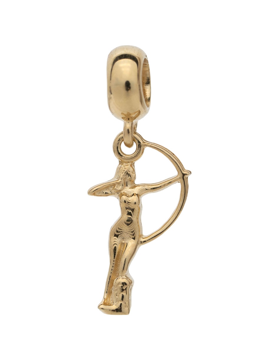 Charm de figura humana diana cazadora de plata P 925