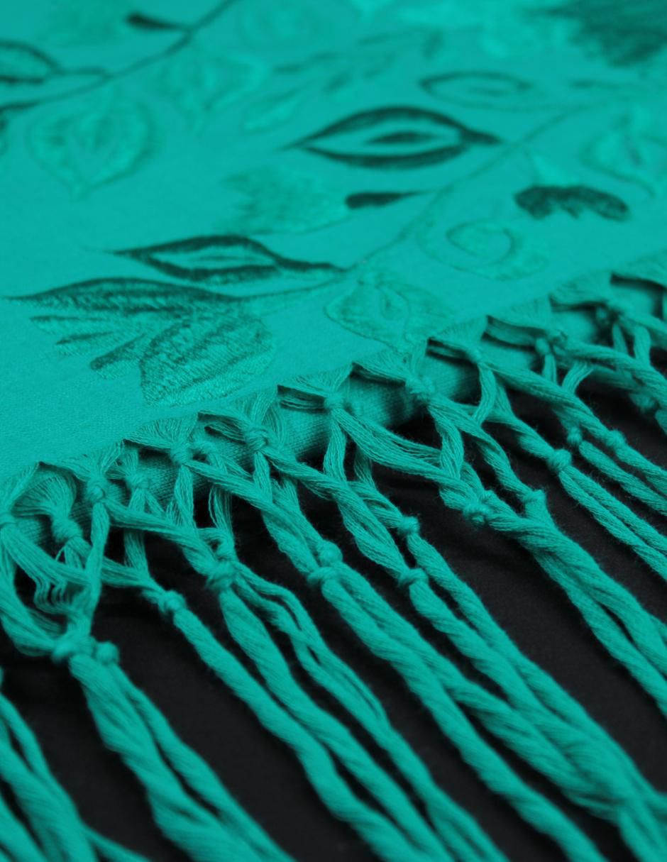 Chal estampado floral