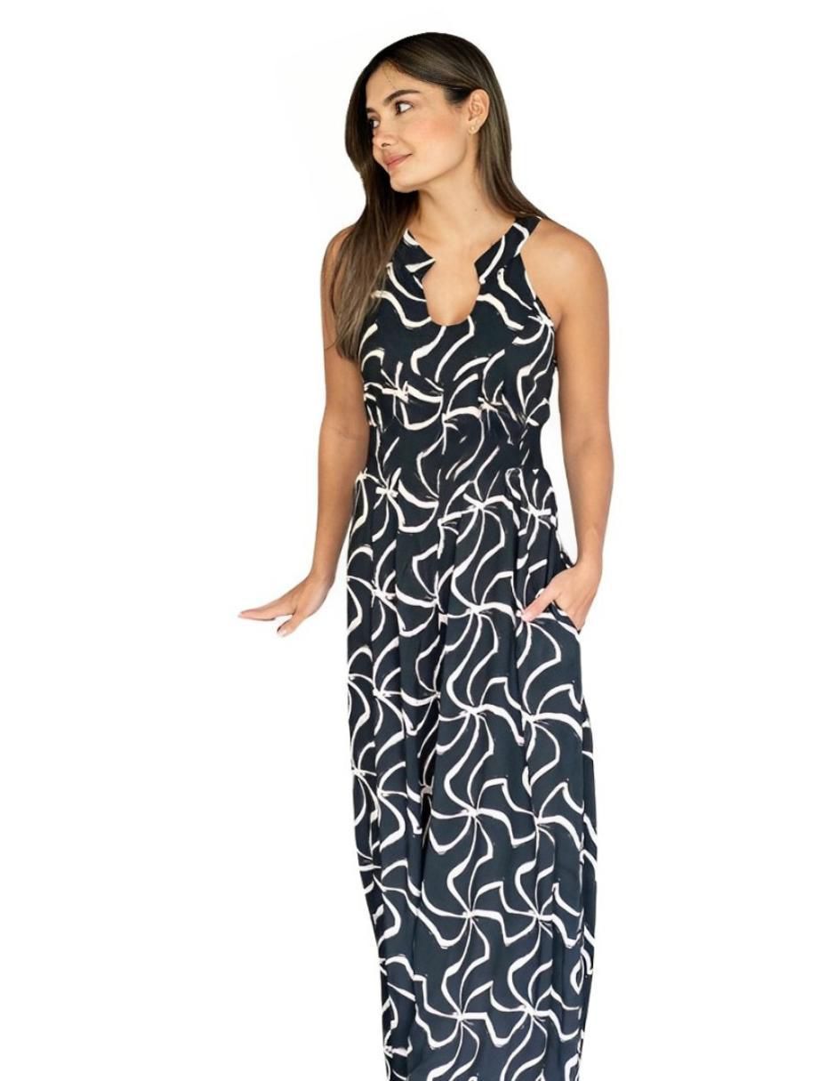 Vestido largo casual para mujer 4