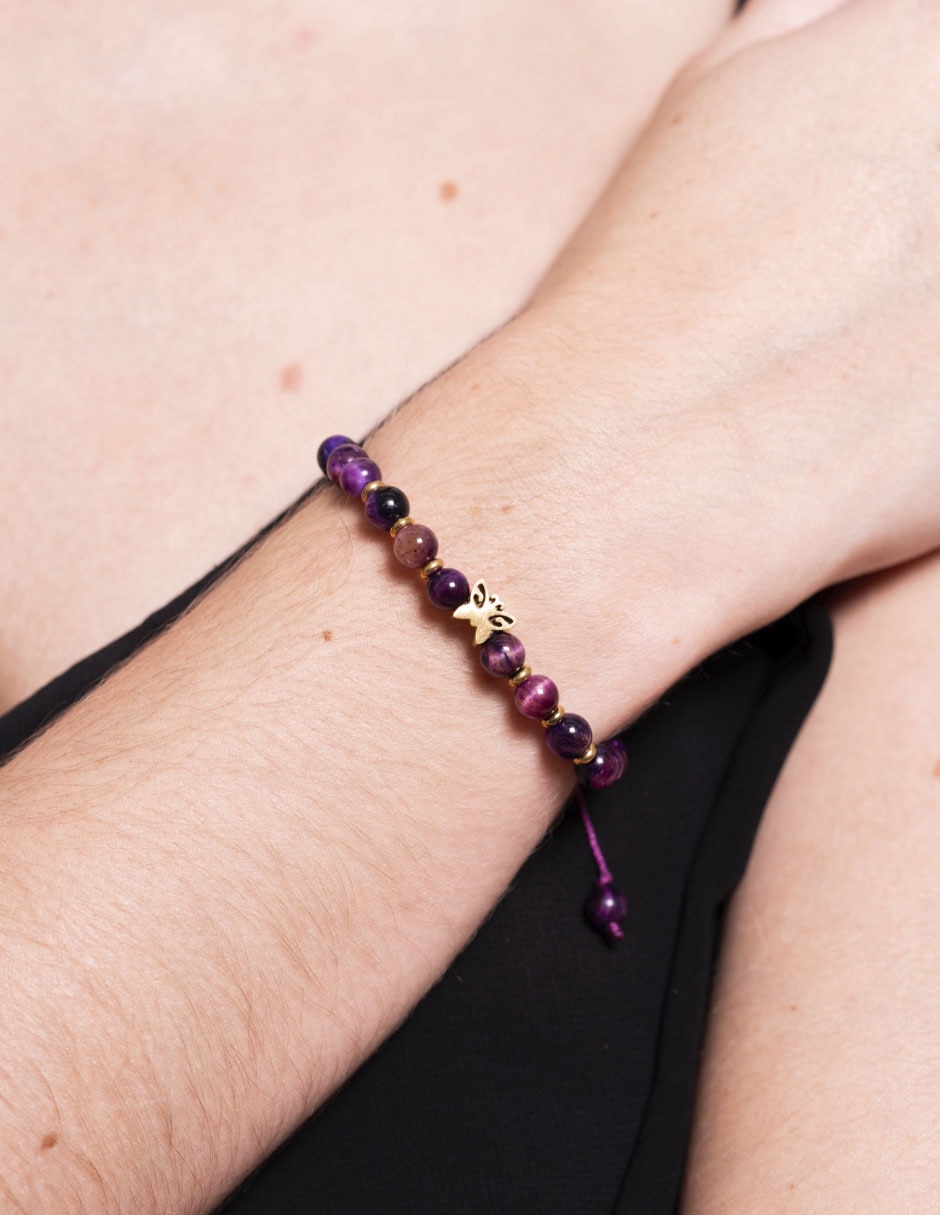 Pulsera con ojo de tigre 2