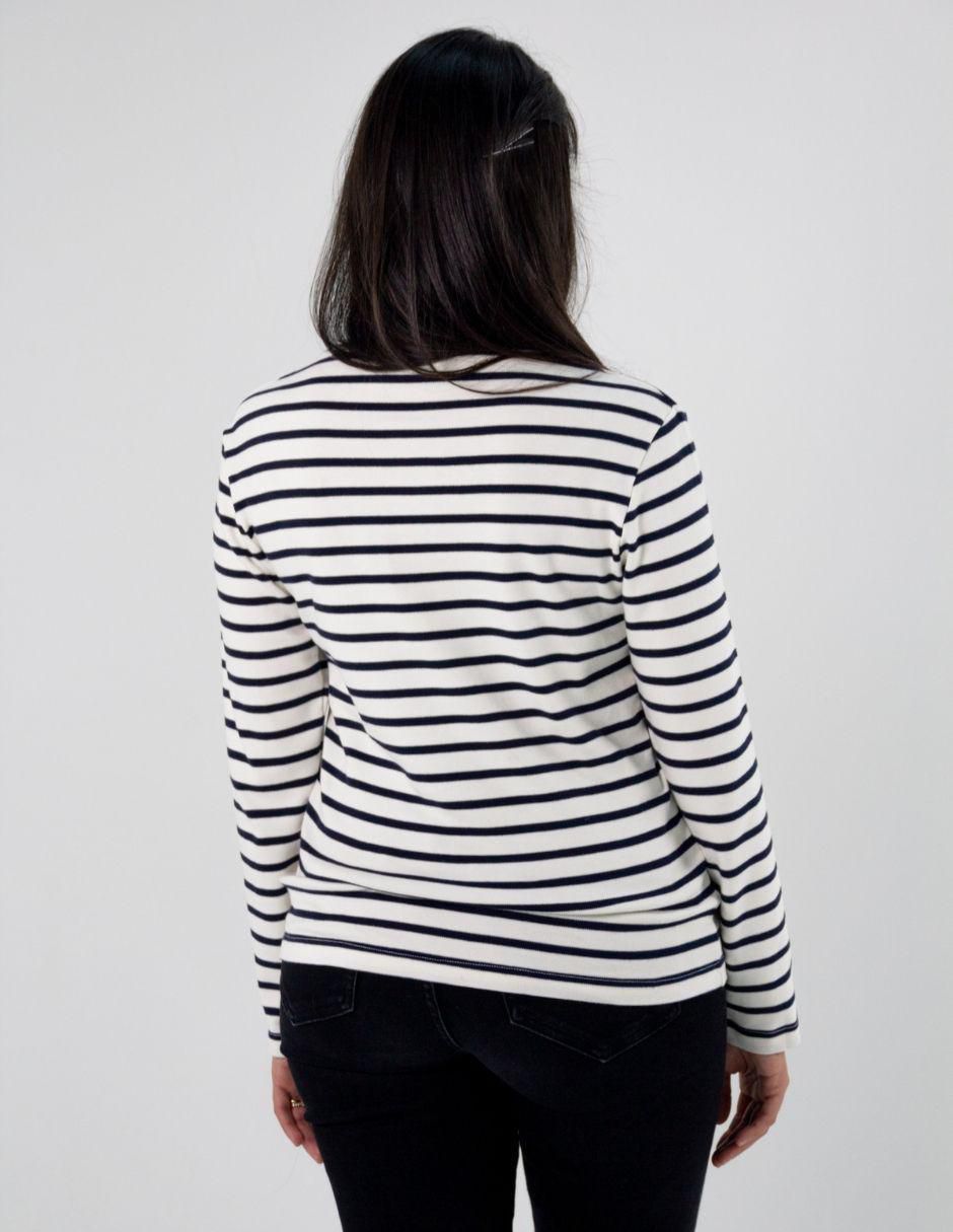 Suéter cuello redondo para mujer 4