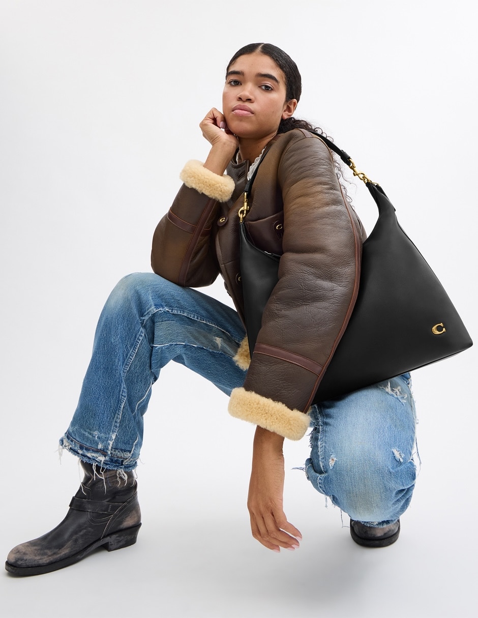 Bolsa shoulder Glovetan Leather de piel para mujer 7