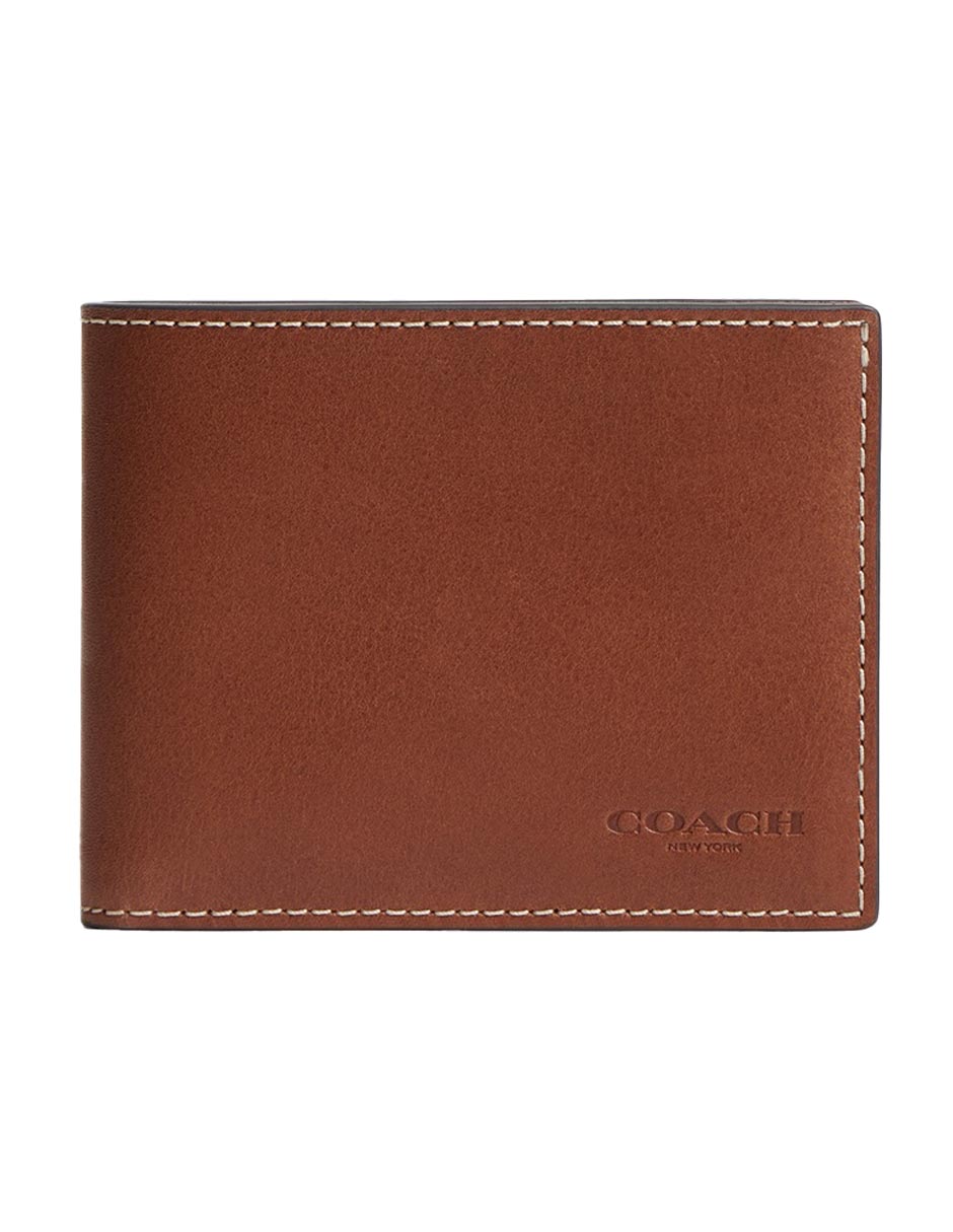 Cartera Natural Grain Leather para hombre