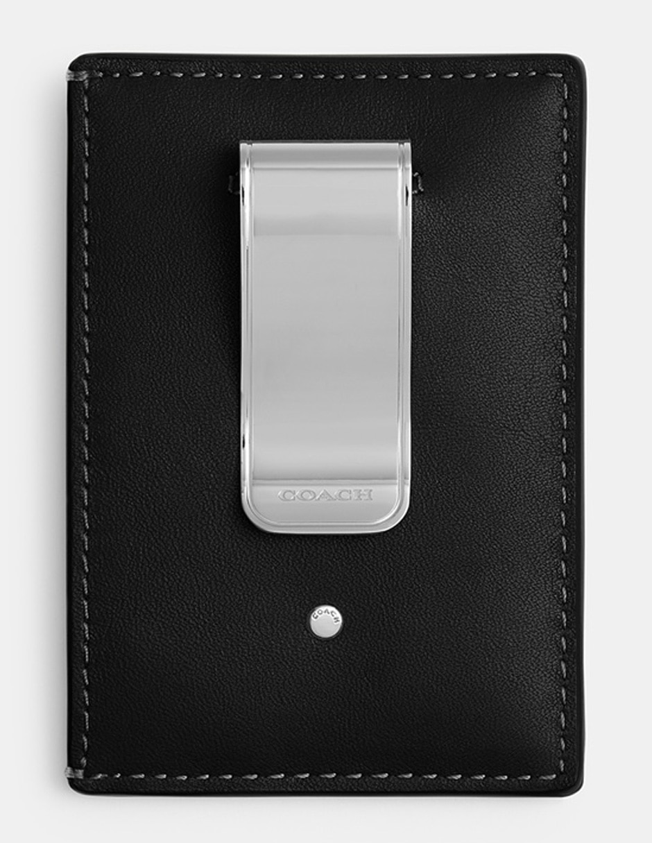 Tarjetero de piel Natural Grain Leather para hombre 2