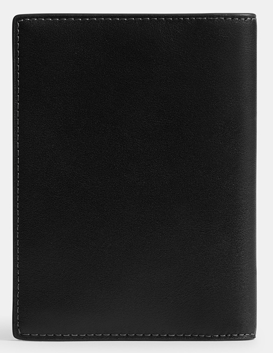 Tarjetero de piel Natural Grain Leather para hombre 2