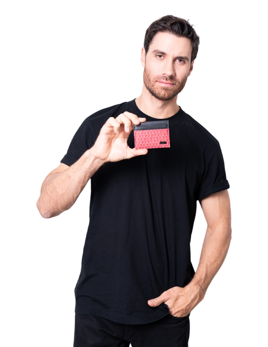 Tarjetero vinil Maíz para hombre 3