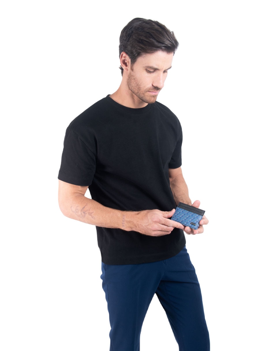 Tarjetero vinil Maíz para hombre 3