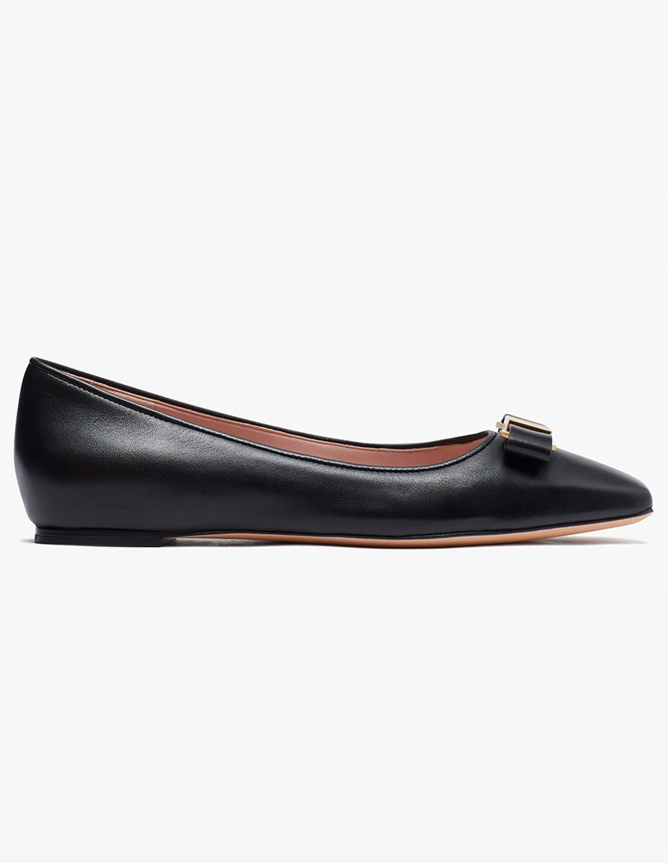 Balerina de piel para mujer