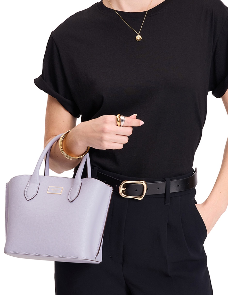 Bolsa satchel Suite de piel para mujer 5