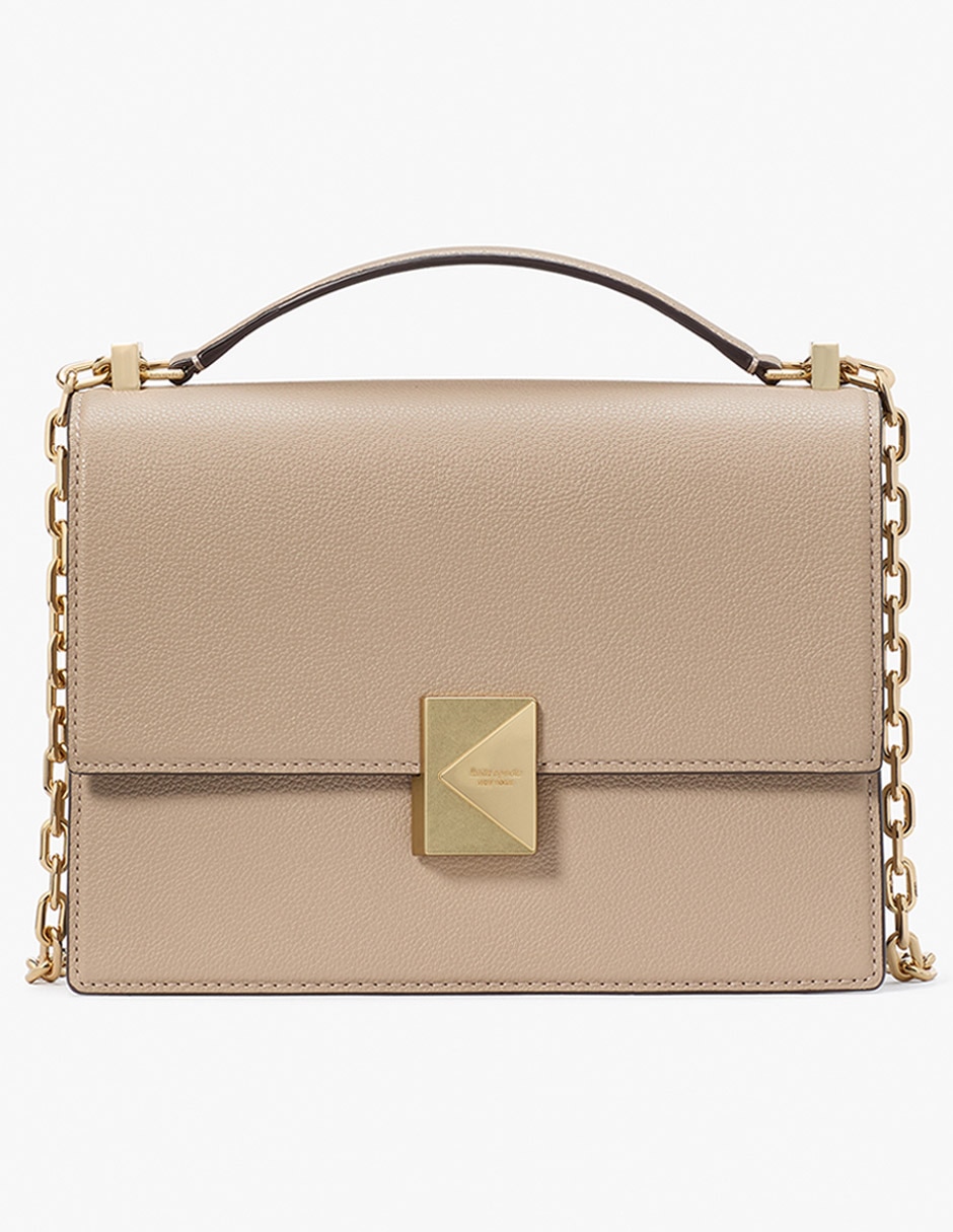 Bolsa shoulder de piel unisex