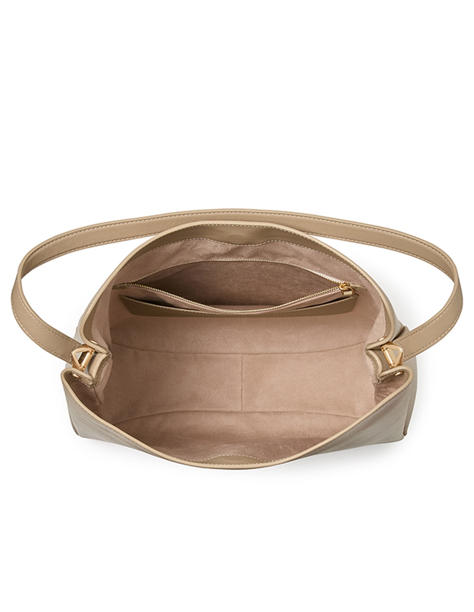 BOLSA SPRING 25 PIEL, BEIGE