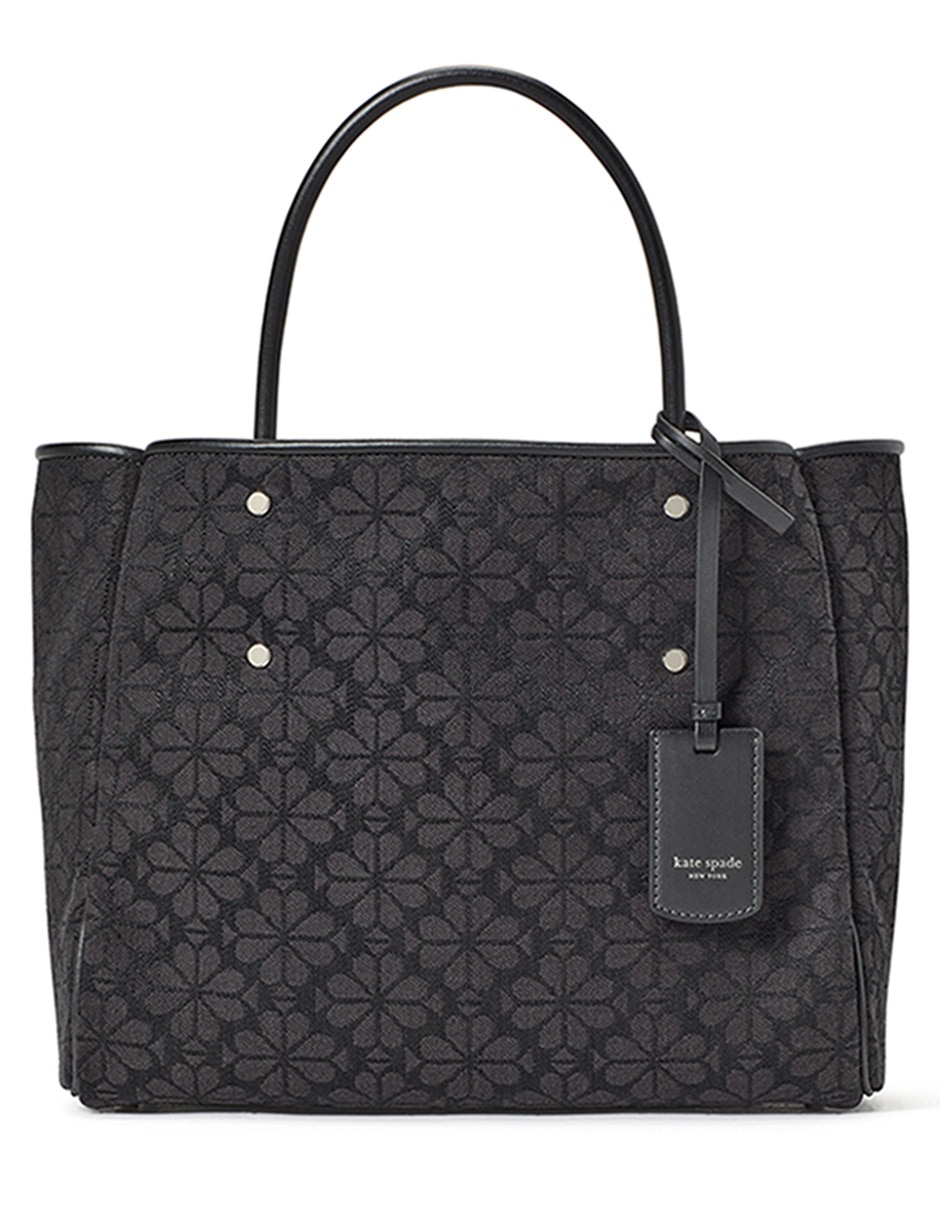 Bolsa tote Flower Jacquard de piel para mujer