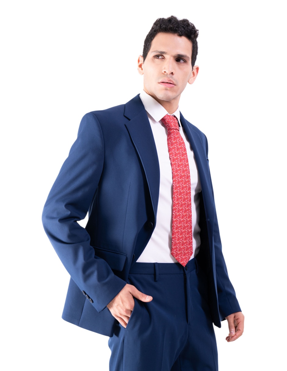 Corbata regular de seda estampada para hombre 4